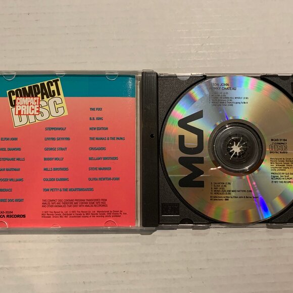 Elton John - Honky Chateau CD - Canada Late 80s Reissue - Picture 3 of 5